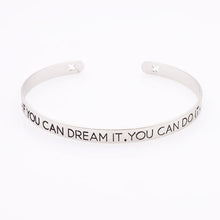 Inspirational Bangle Cuff