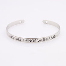 Inspirational Bangle Cuff