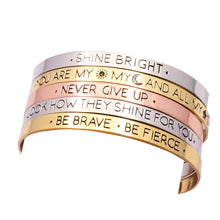 Inspirational Bangle Cuff